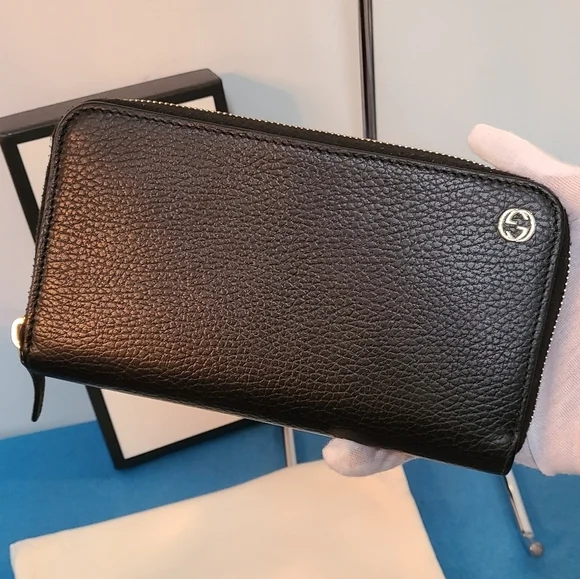 Gucci Betty Black Leather Long Wallet - Picture 13 of 13